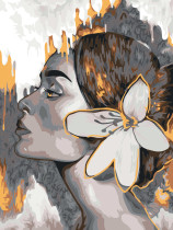 " ФРЕЯ" PNB/ PM- 035 Набор для раскрашивания по номерам 40 х 30 см " Портрет в золоте" 