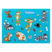 Кристальная ( алмазная) мозаика  " ФРЕЯ" CMF- ALVN- 146 наклейки " Однажды в Простоквашино" 19. 5 х 14 см