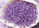 Бисер Чехия круглый 10/0 500 г 78223 сиреневый